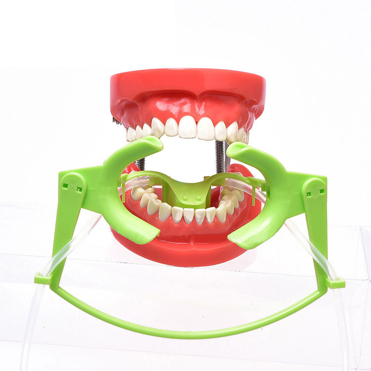  Abrebocas Dental con Retractor de Mejillas y Tubos de Aspiraci&oacute;n de Saliva